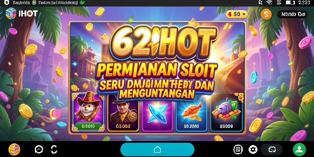 Tampilan gameplay Slot yang menegangkan dan menarik di 62HOT.