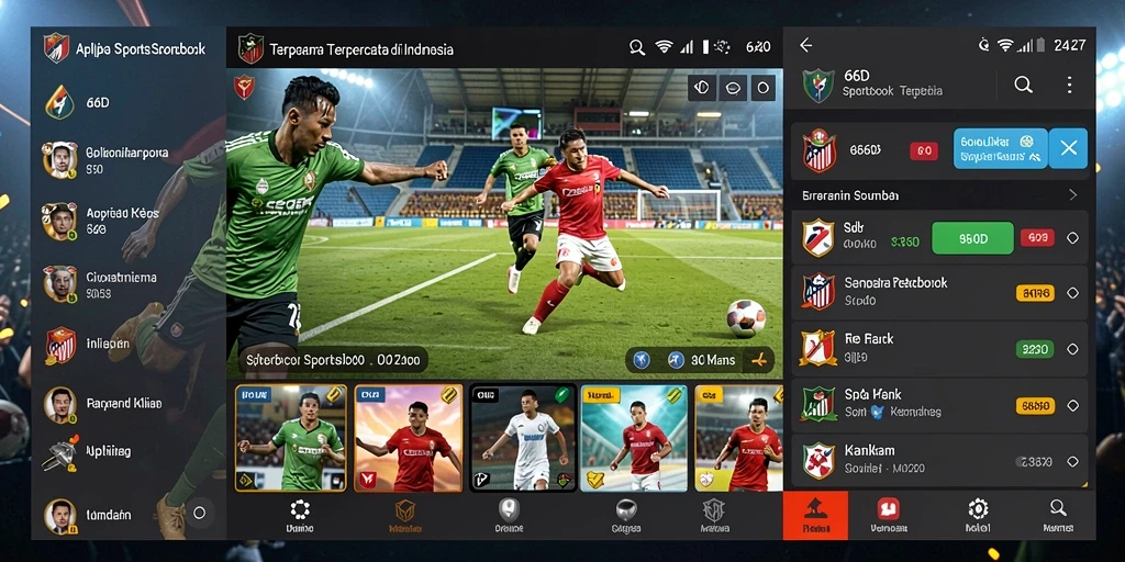 Tampilan gameplay menarik di aplikasi Sportsbook 66D.