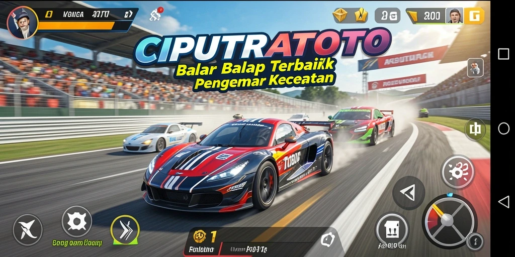 Gameplay balap mendebarkan di CIPUTRATOTO dengan grafis menawan.