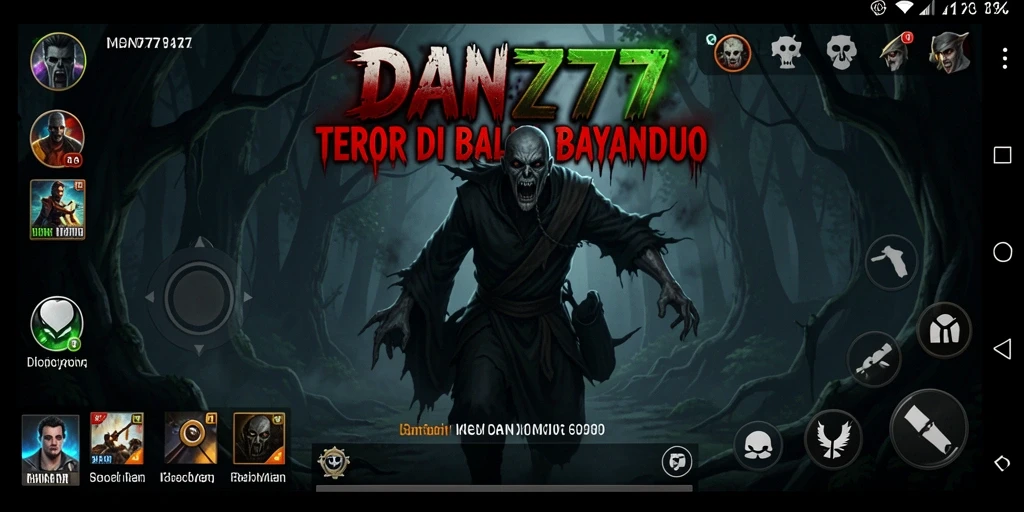 Tangkapan layar menegangkan dari gameplay DAN777 yang memperlihatkan suasana menyeramkan.