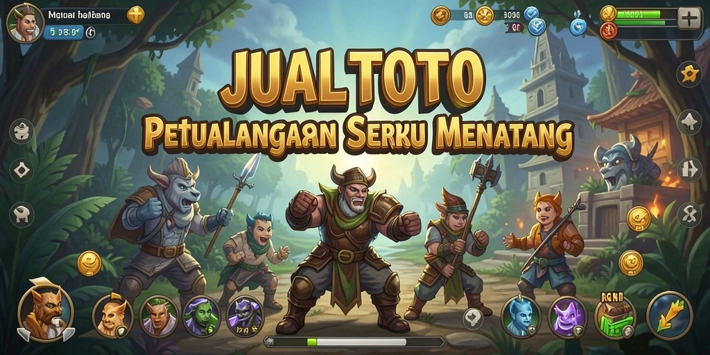 Tampilan gameplay seru dan menarik dari JUALTOTO.