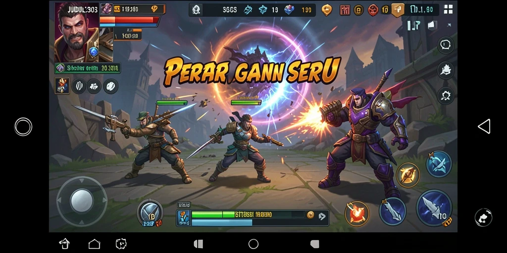 Tampilan gameplay JUDOL303 yang mendebarkan dan strategis.