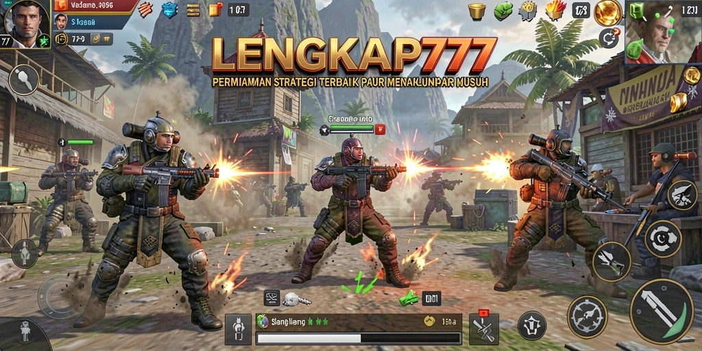 Gameplay seru dalam LENGKAP777 dengan strategi mendalam.