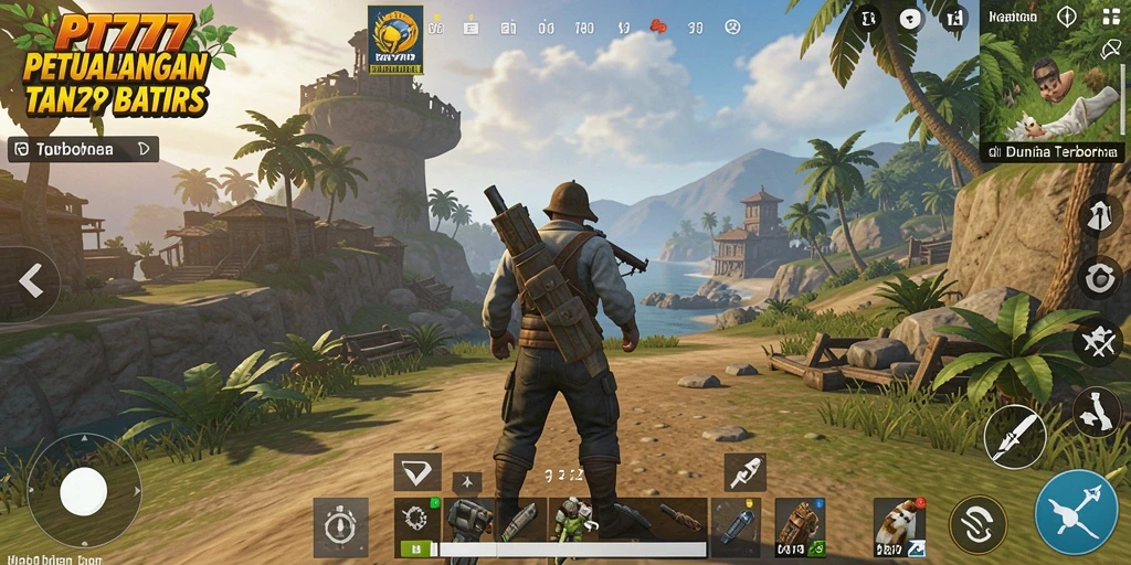 Gameplay PT777 yang menampilkan dunia terbuka dan eksplorasi mendalam.