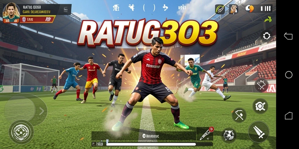 Tampilan gameplay intens dan menarik dalam RATU303.