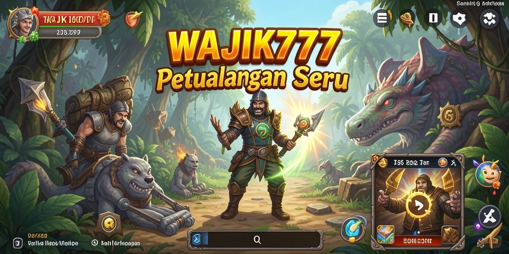 Screenshot gameplay WAJIK777 yang menampilkan petualangan seru.