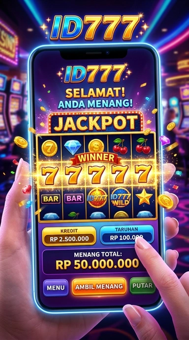 Tampilan utama aplikasi id777 dengan berbagai pilihan yang menarik.