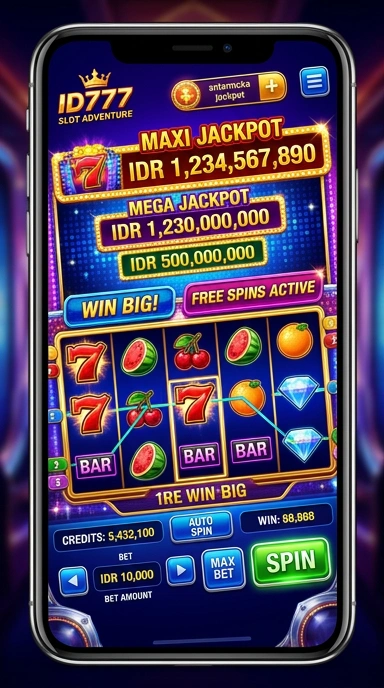 Halaman kategori aplikasi di id777 yang mudah dinavigasi.